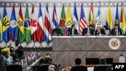 Sesión de la OEA.